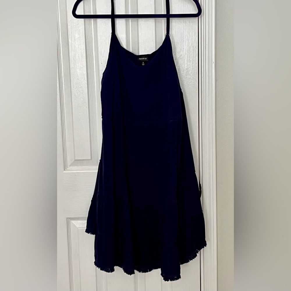 TORRID WOMEN’S DRESS, NAVY BLUE, size 3